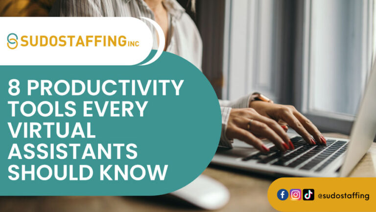 8 PRODUCTIVITY TOOLS EVERY VIRTUAL ASSISTANT SHOULD KNOW – SUDOSTAFFING.PH